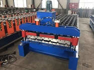 PPGI Or PPGL Roofing Sheet Roll Forming Machine , Colourful Automatic Roll Forming Machine