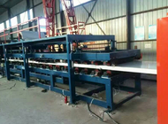 Roof Or Wall Sandwich Panel Machine 10-12 Meter / Min Working Speed Computer Control