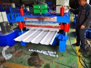 Double Layer Roof Sheet Roll Forming Machine , Roof Sheet Making Machine