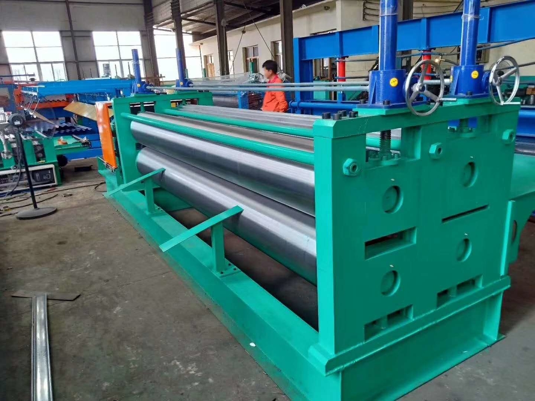 Corrugated Sheet Roll Forming Machine Steel Plate Frame 0.1mm-0.2mm Thickness