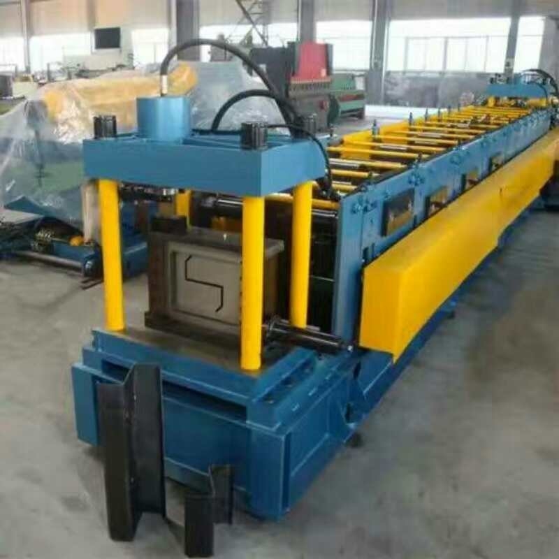 Z Purlin Roll Forming Machine With Transducer , Automatic Roll Forming Machine