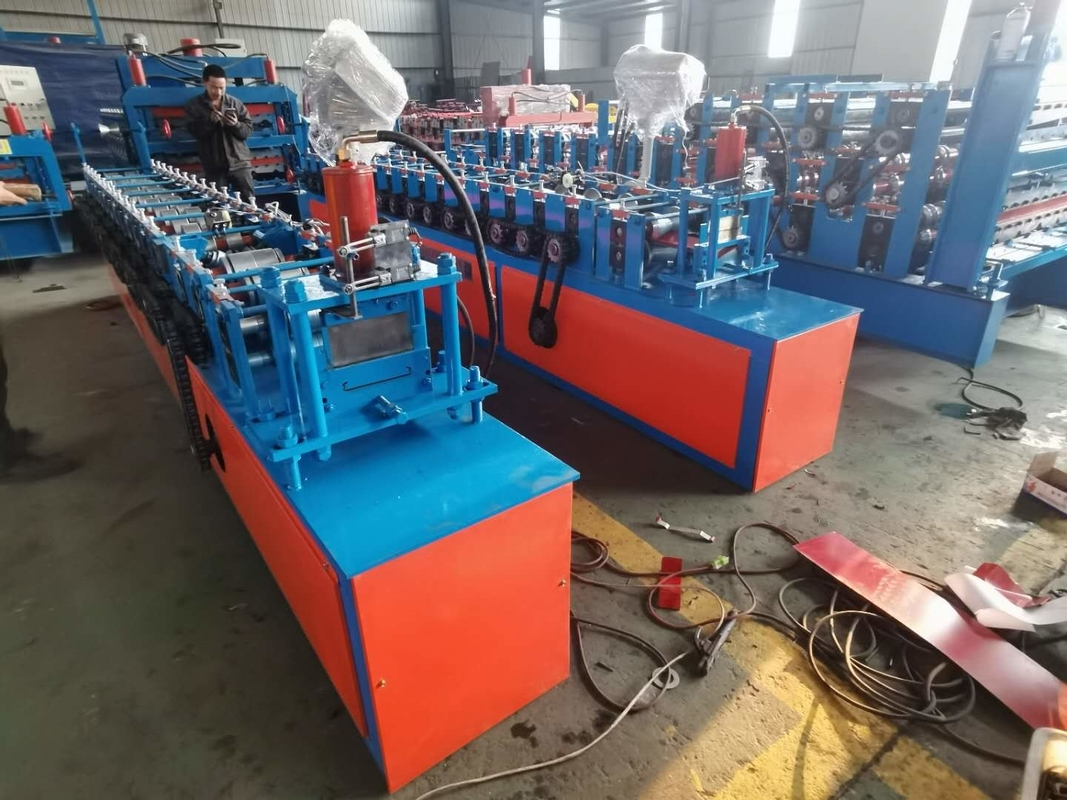 Steel Z Channel Roll Forming Machine With Cutting System For Big Capacity