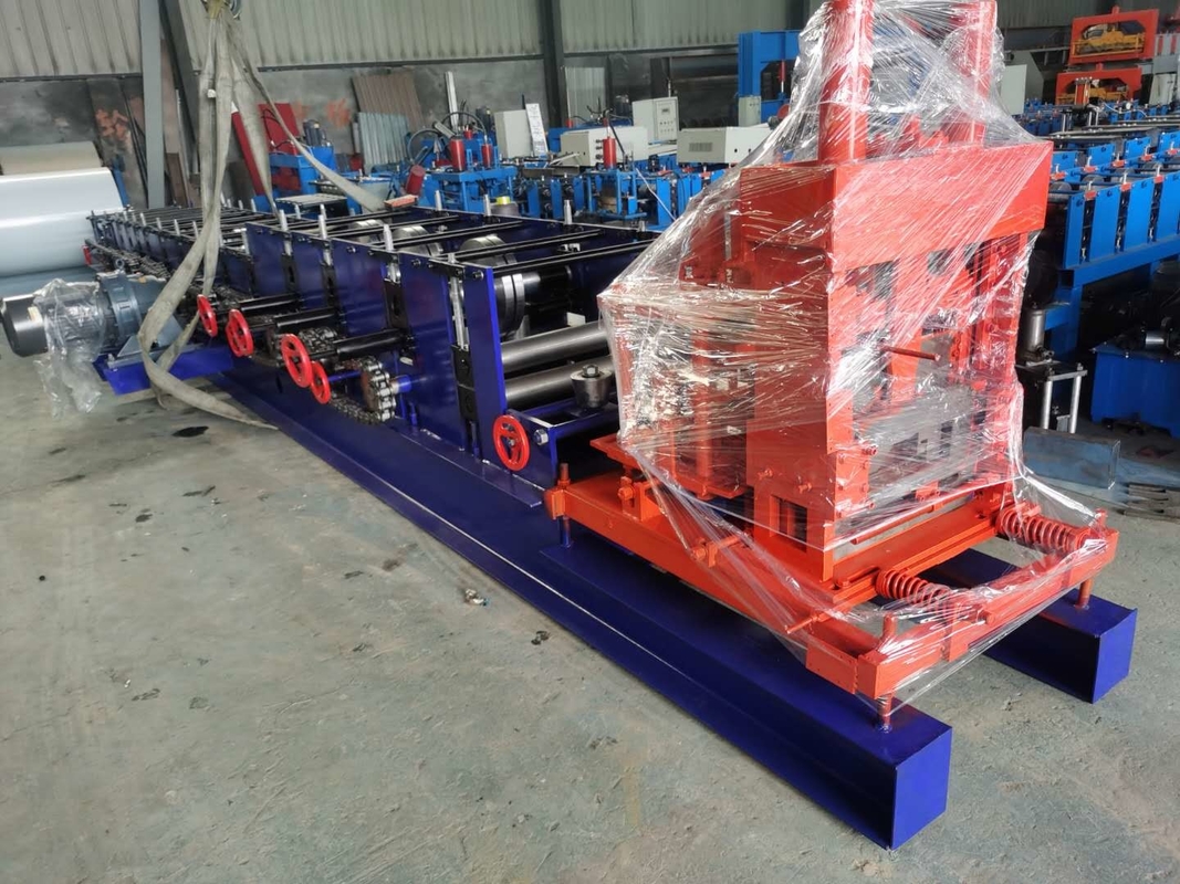 CNC Adjust C Purlin Roll Forming Machine With Ball Bearing Steel Roller