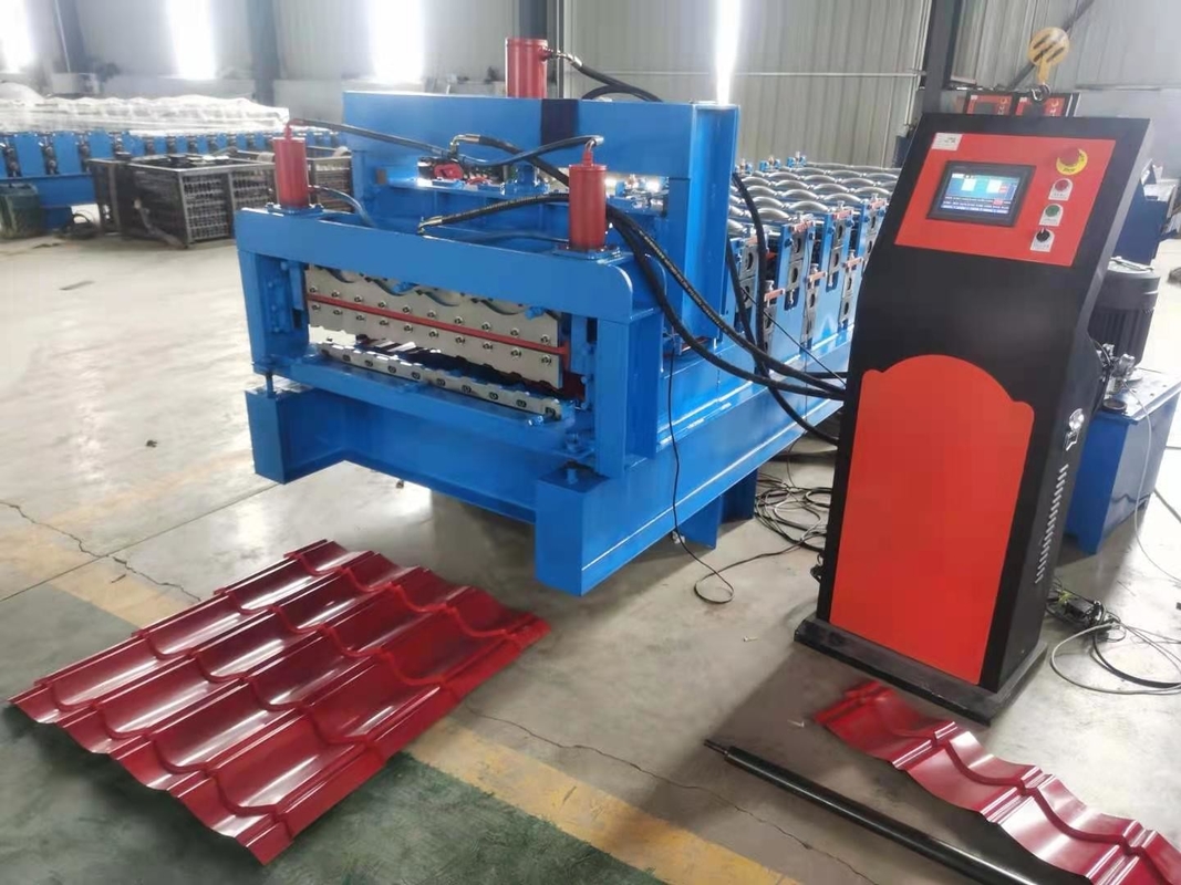 Panel Making 5kw Glazed Tile Roll Forming Machine