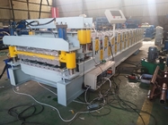 Metal Roof Sheet Double Layer Roll Forming Machine White 9-12m / Min Working Speed