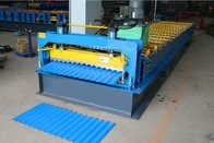 Steel / Aluminum Coil Corrugated Roll Forming Machine , Metal Roofing Sheet Making Machine