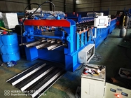 18 Kw Floor Deck Roll Forming Machine 8  Tons Capacity 15m / Min Working Speed