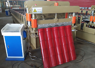 Hydraulic Cutting Type Glazed Tile Roll Forming Machine 8.5kw 3 Tons Capacity