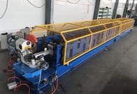 Steel Pipe Roll Forming Machine , 7-12m / Min Capacity Water Gutter Roll Forming Machine