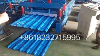 Customized Colour Glazed Tile Roll Forming Machine Computer Numerical Control Type