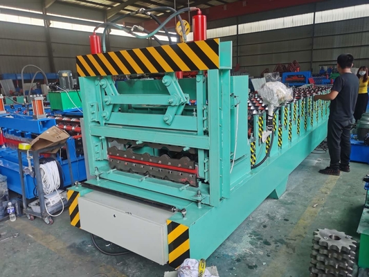 PPGI Roof Tile And IBR Sheet Roll Forming Machine