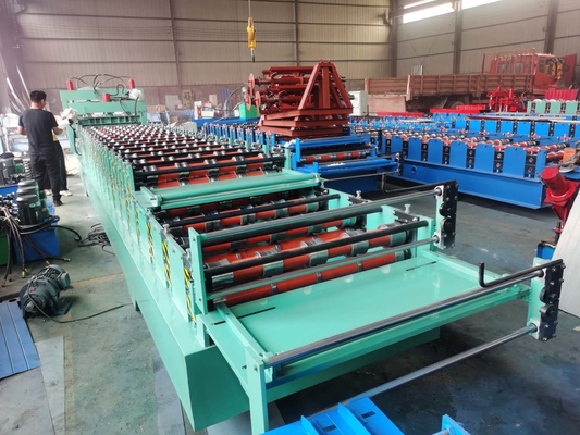 PPGI Roof Tile And IBR Sheet Roll Forming Machine