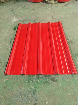Double Deck Roof Tile 5.5kw Ibr Making Machine With Material Cutting