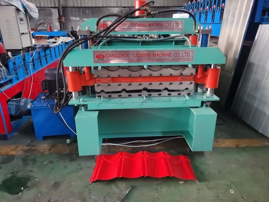 Ppgi Roof Tile And Ibr Sheet 7.5kw Double Layer Roll Forming Machine