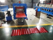 Colour Steel Making Selflock 4kw Roof Panel Roll Forming Machine