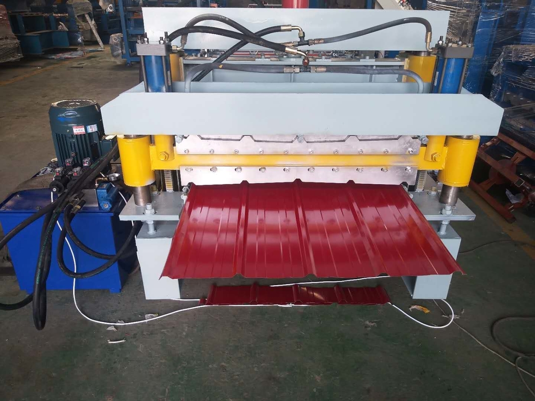 Double Layer Roofing Sheet Roll Forming Machine For Sale 