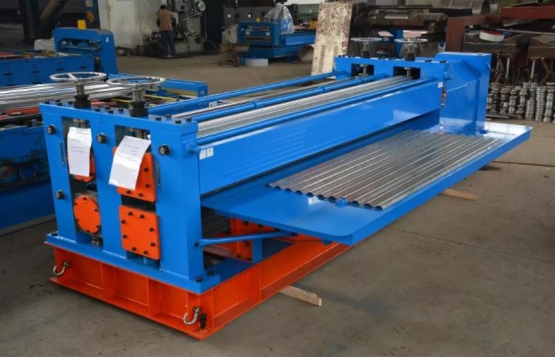 Thin Corrugated Sheet Rolling Machine Barrel Style 30 Pieces / Min Working Speed