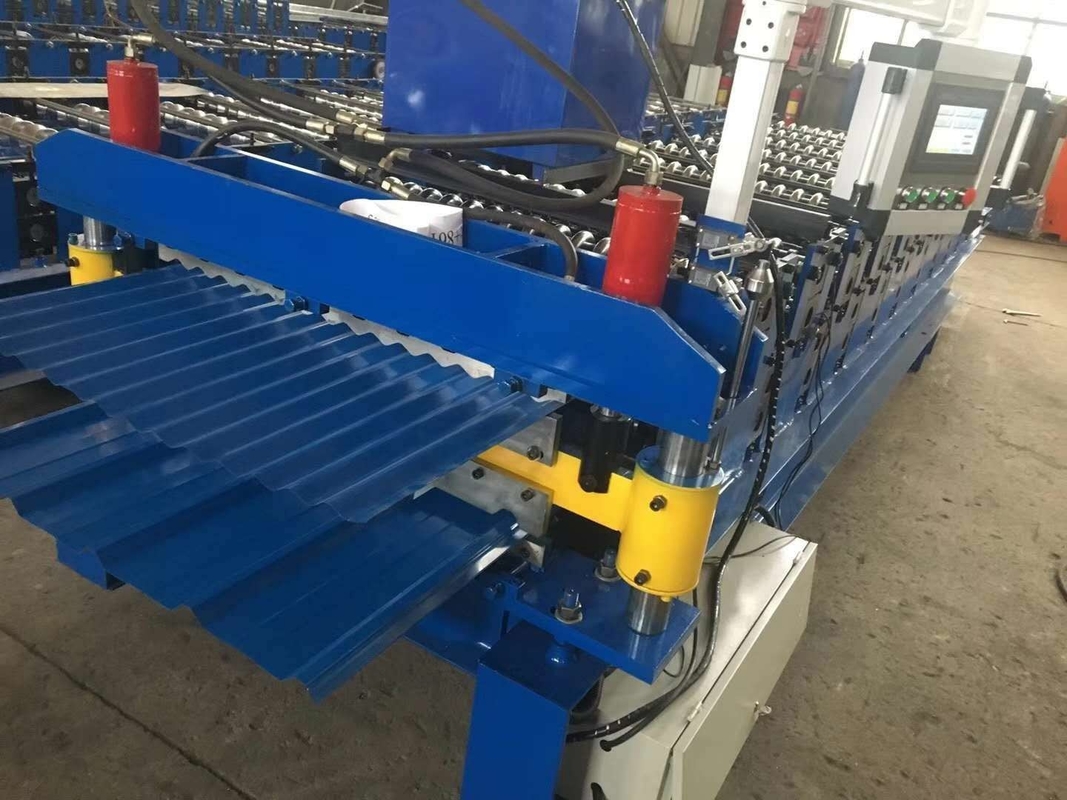 Colorful Purlin Roll Forming Machine Ball Bearing Steel Material Automatic Control
