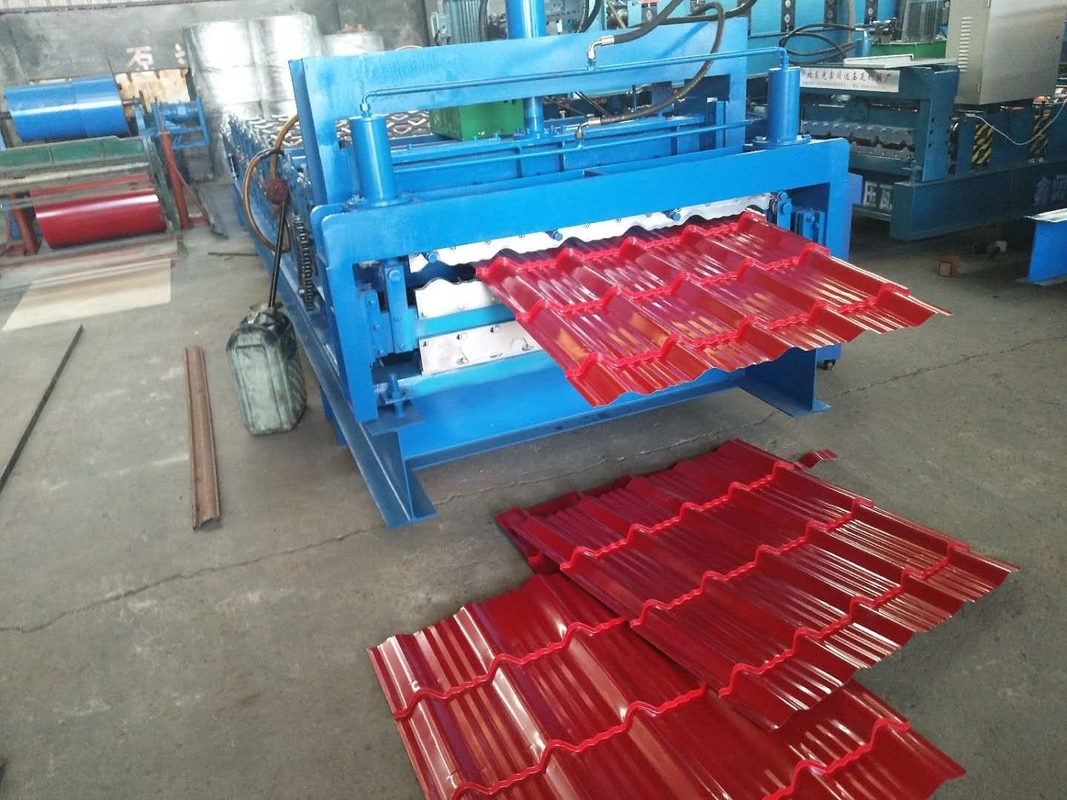 Glazed Roofing Sheet Manufacturing Machine 3t / Day Production Capacity