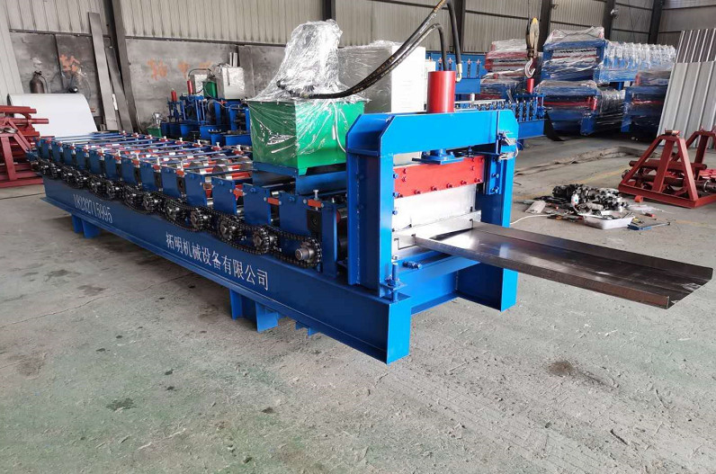 15 Rollers Type Standing Seam Roll Forming Machine 5.5m×1.05m×1.3m 380v 50hz 3 Phase